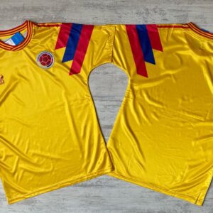 Camiseta 10037 Colombia Retro 1990 Amarilla